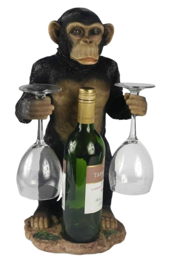 46cm MONKEY WINE BOTTLE HOLDER