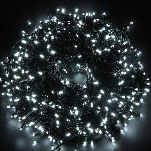400 WHITE LED M/F STRING LIGHTS