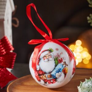 SANTA CLAUS VINTAGE BAUBLE