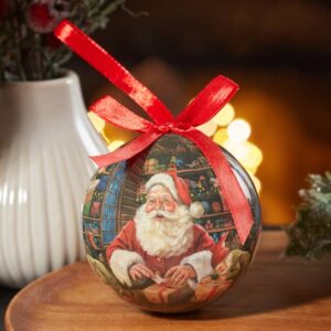 SANTAS WORKSHOP VINTAGE BAUBLE