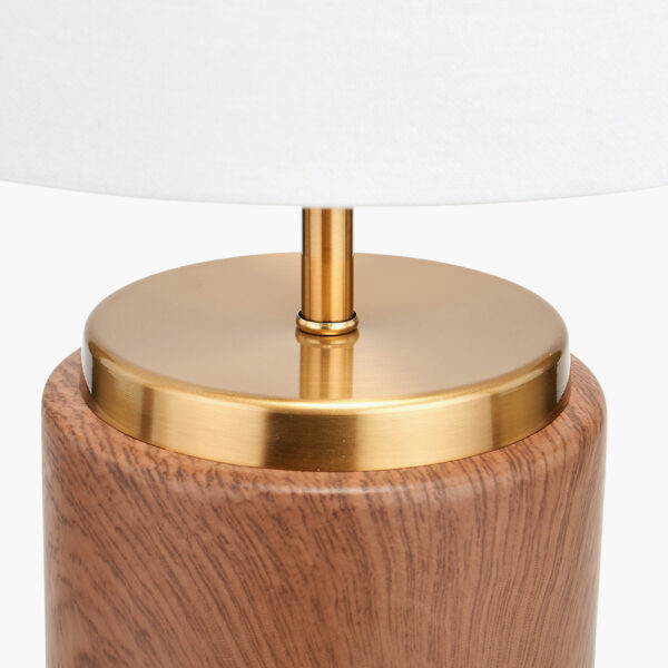 CARRARA WOOD EFFECT T/LAMP - Image 2