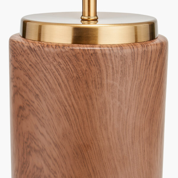 CARRARA WOOD EFFECT T/LAMP - Image 3