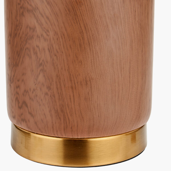 CARRARA WOOD EFFECT T/LAMP - Image 4