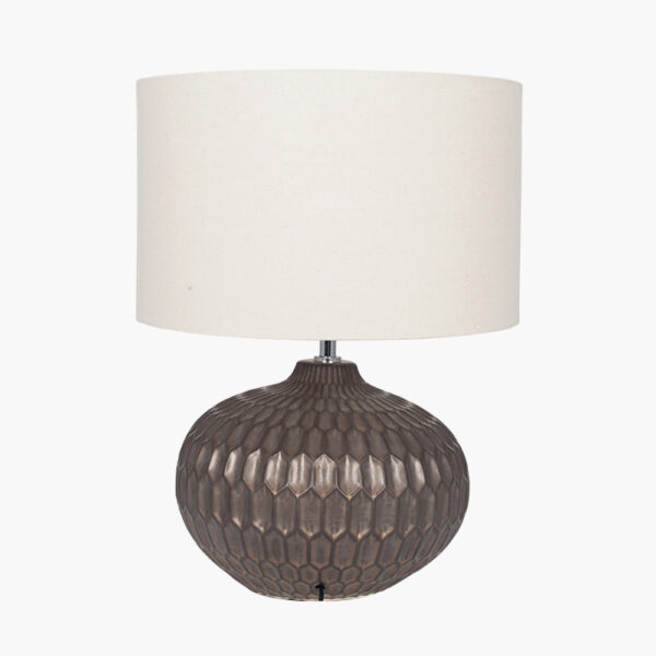 CASSIUS BRONZE GLAZED T/LAMP