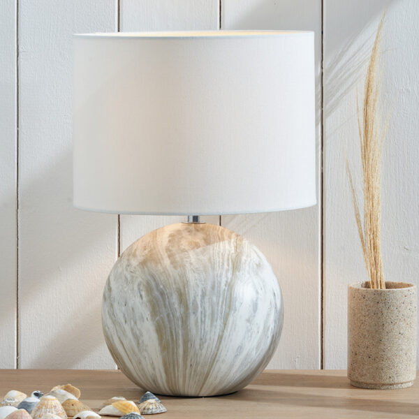 VIEJO GREY STONE CERAMIC T/LAMP - Image 5