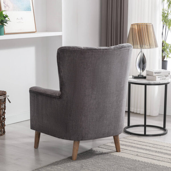 CHARLOTTE ARMCHAIR - GRAPHITE - Image 3