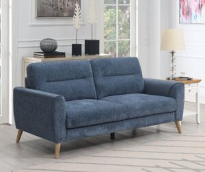 ANDERSON BLUE 3 SEATER SOFA