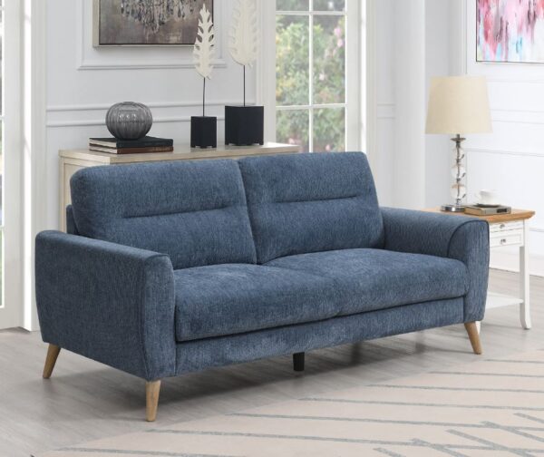 ANDERSON BLUE 3 SEATER SOFA