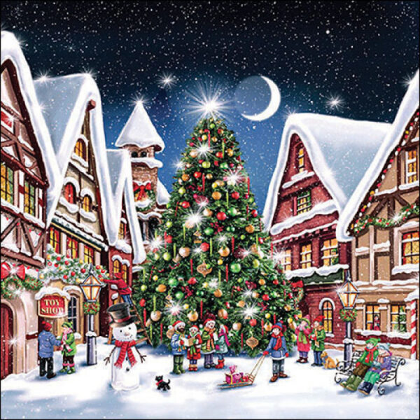 20pk CHRISTMAS MARKET NAPKINS