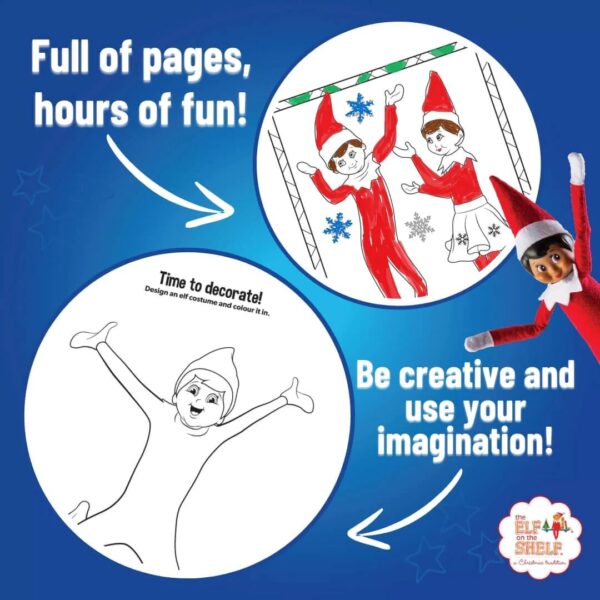 THE ELF ON THE SHELF JUMBO COLOURING BOOK - Image 3