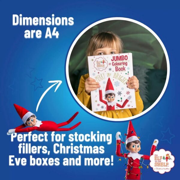 THE ELF ON THE SHELF JUMBO COLOURING BOOK - Image 4