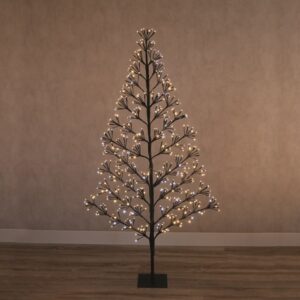 150cm BLACK TWINKLE TREE 496 led
