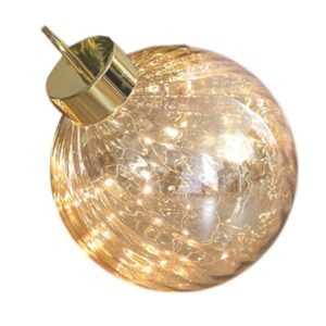25cm LED GOLD BAUBLE