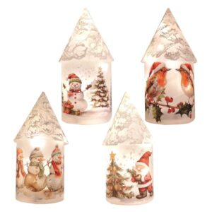 21cm LED GLASS HOUSE