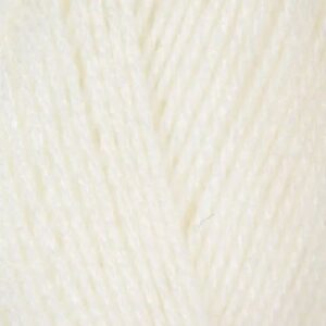 100g 0040 WHITE ROBIN DK YARN
