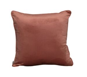 45cm PLAIN ROSE F&H CUSHION - FEATHER FILL