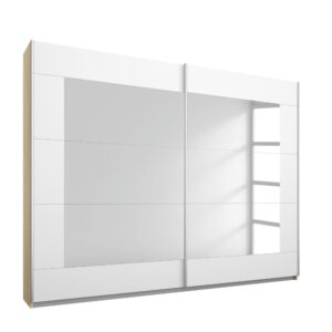 ALEGRO 226cm SANOMA OAK / ALPINE WHITE WARDROBE