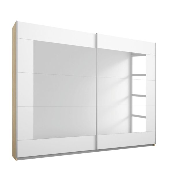 ALEGRO 226cm SANOMA OAK / ALPINE WHITE WARDROBE