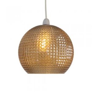 GRANBY AMBER NON ELEC PENDANT SHADE