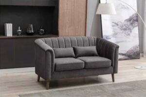 CHARLOTTE 2 SEATER SOFA GRAPHITE