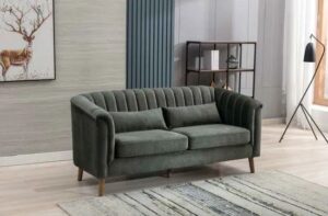 CHARLOTTE 3 SEATER SOFA - WINTER MOSS