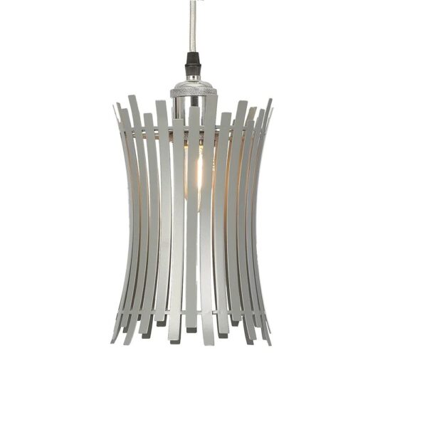 NAVENBY SILVER METAL NON ELEC PENDANT - Image 2