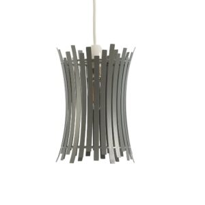 NAVENBY SILVER METAL NON ELEC PENDANT