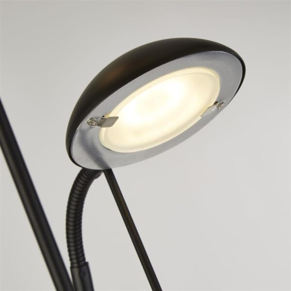 MOTHER & CHILD LED F/LAMP - MATT BLACK - Image 2