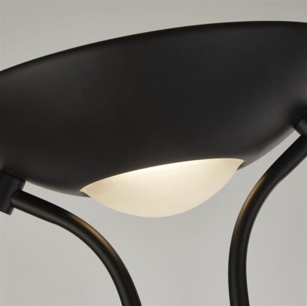 MOTHER & CHILD LED F/LAMP - MATT BLACK - Image 4
