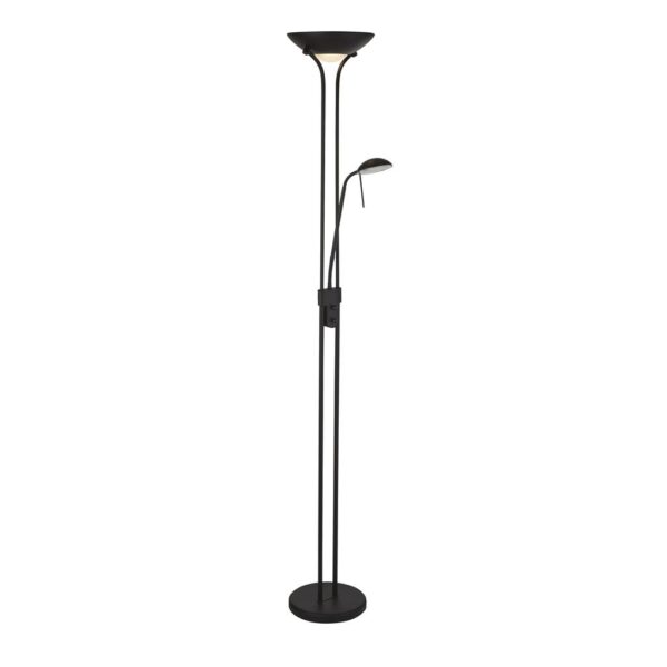 MOTHER & CHILD LED F/LAMP - MATT BLACK