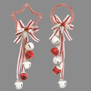 RED & WHITE BELL HANGERS