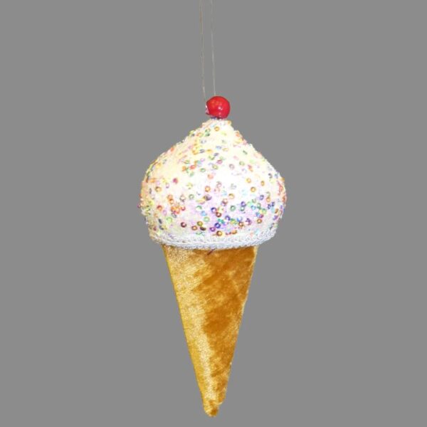 18cm CANDY ICE CREAM BAUBLE