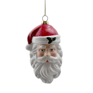 13cm SANTA HEAD BAUBLE