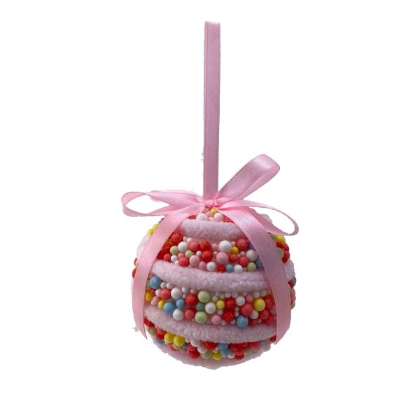 8cm CANDY CANE BAUBLE