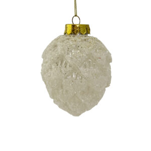 8cm OYSTER FROSTED CONE