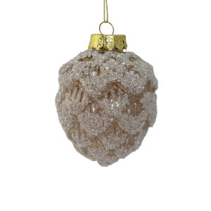 8cm NATURAL FROSTED CONE