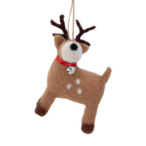 WOOL DEER TREE DEC