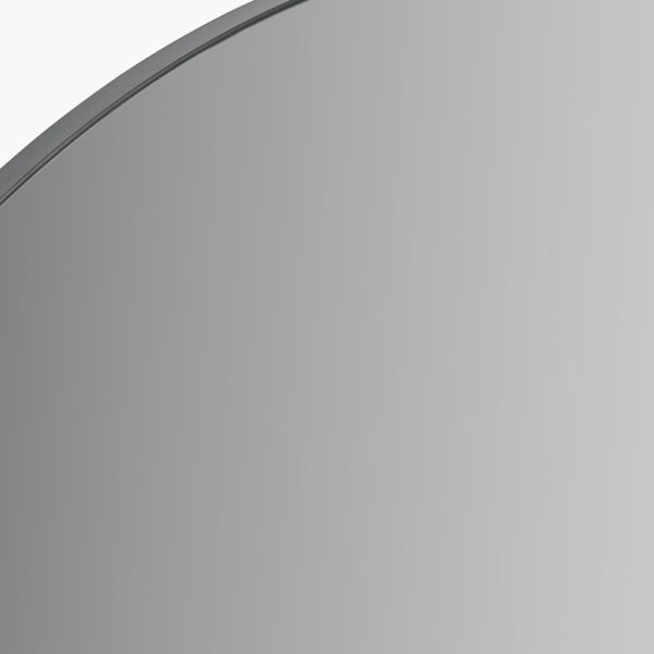 BLACK SLIM FRAME WIDE ARCH WALL MIRROR - Image 3