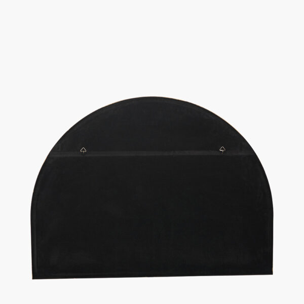 BLACK SLIM FRAME WIDE ARCH WALL MIRROR - Image 5