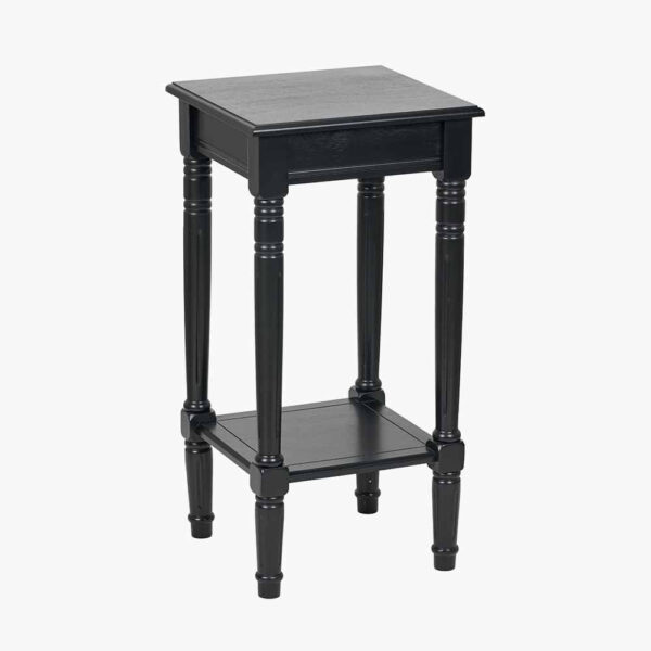 HERITAGE BLACK LAMP TABLE - Image 2