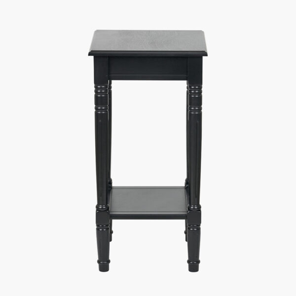 HERITAGE BLACK LAMP TABLE