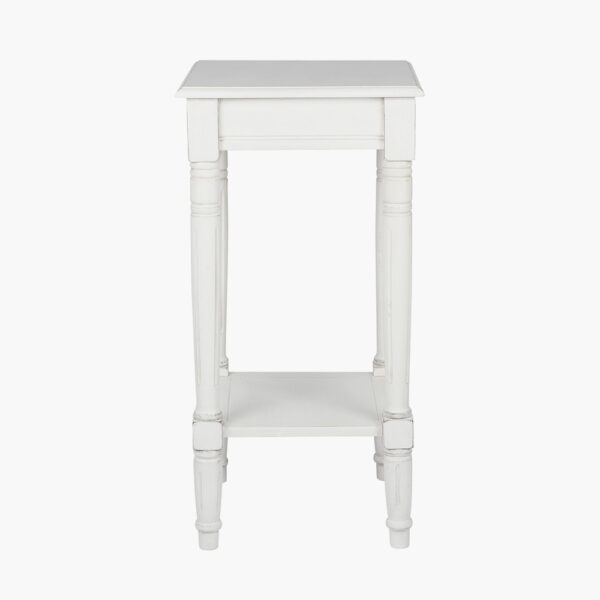 HERITAGE WHITE LAMP TABLE - Image 2