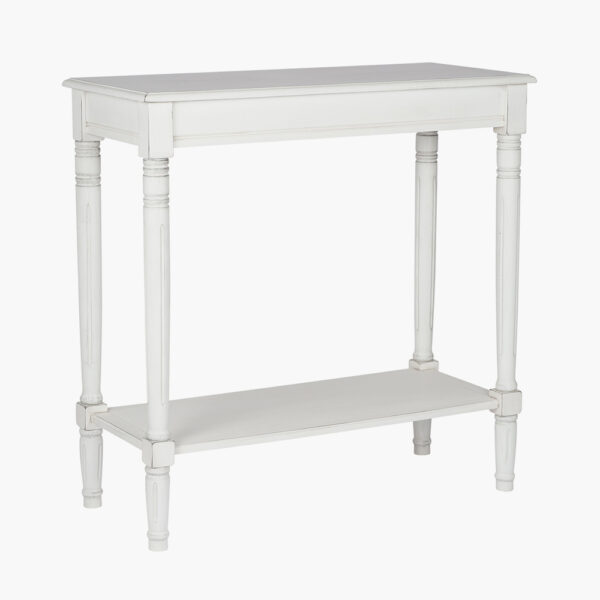 HERITAGE WHITE CONSOLE TABLE - Image 2