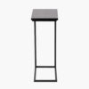 SOHO BLACK ASH VENEER & BLACK  SIDE TABLE