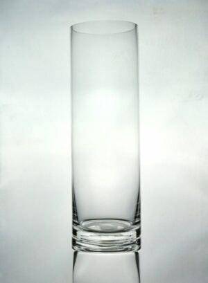 30cm CYLINDER CLEAR GLASS VASE