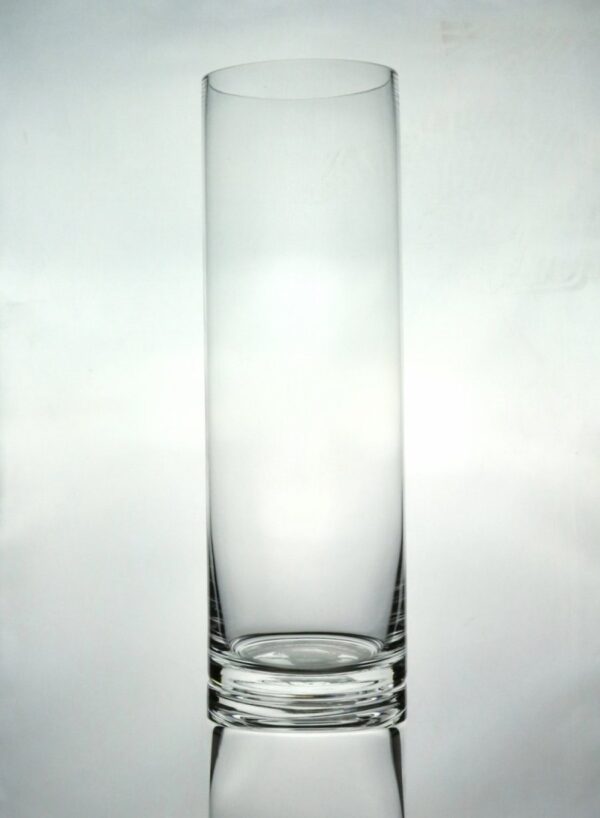 30cm CYLINDER CLEAR GLASS VASE