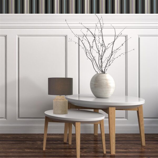 ZARA TABLE LAMP - CEMENT BASE w/ FABRIC SHADE - Image 2