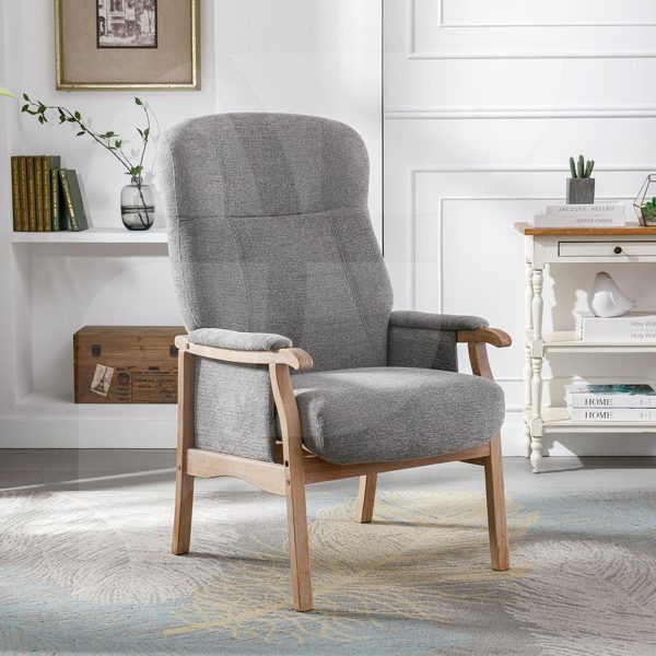 BRANDON ARMCHAIR - HERBERT GREY - Image 2