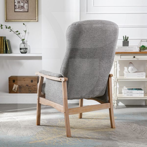 BRANDON ARMCHAIR - HERBERT GREY - Image 3