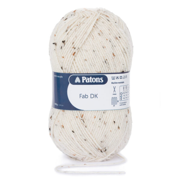 100g NATURAL TWEED FAB DOUBLE KNITTING YARN